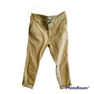 khaki slim fit chino pants Target men's slacks tan pockets Good fellow